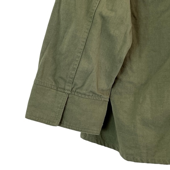 Floriana | Green cotton zip front jacket embroidered details women’s siz… - Picture 9 of 11